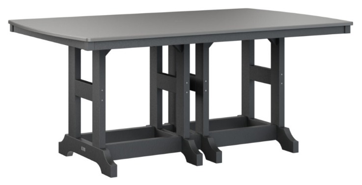 Berlin Gardens Garden Classic 44"x72" Hammered Rectangular Counter Height Table